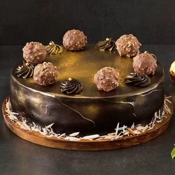 Ferrero Rocher Delectable Truffle Cake